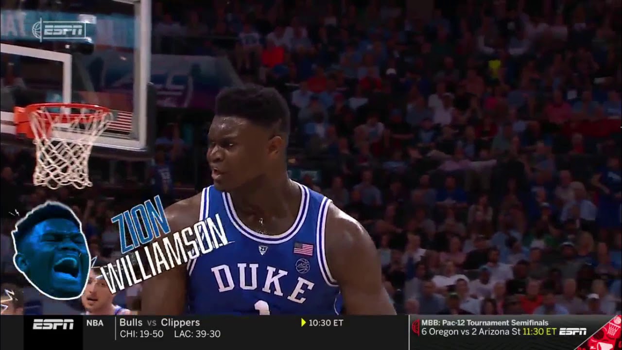 【NCAA】分区半决赛 北卡vs杜克 蔡恩31分 关键球绝杀北卡